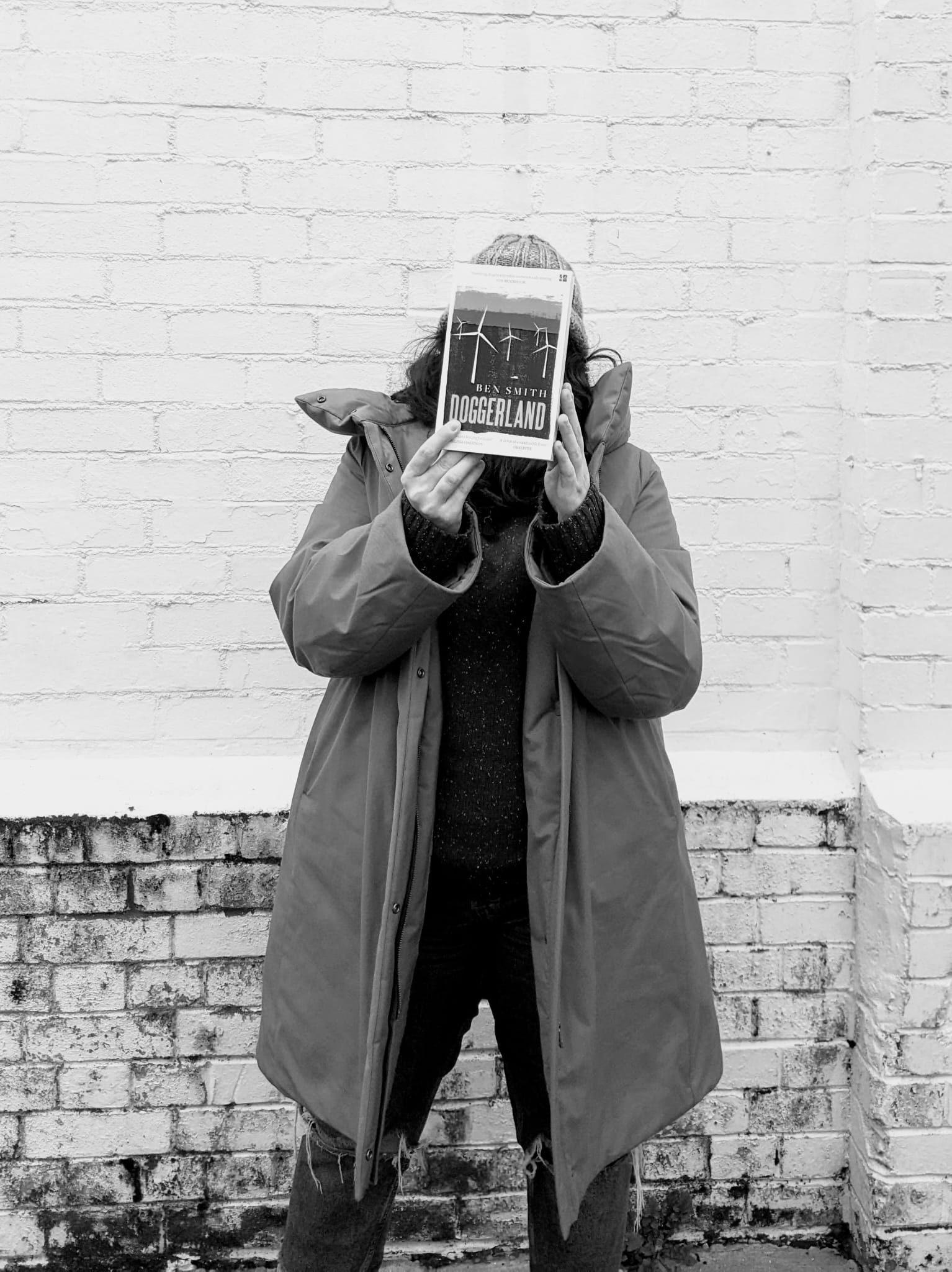 A picture of the review writer with Doggerland