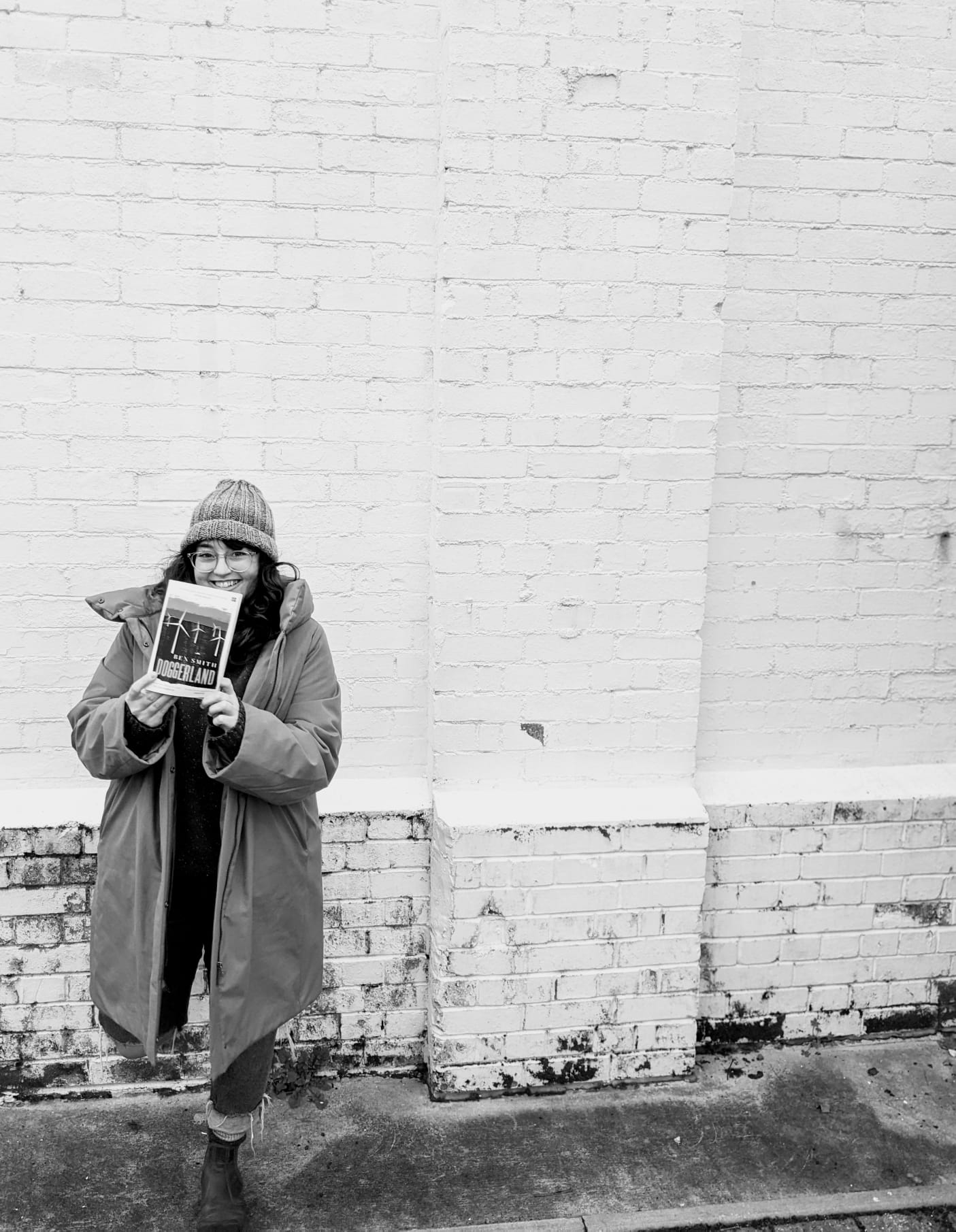 A picture of the review writer with Doggerland